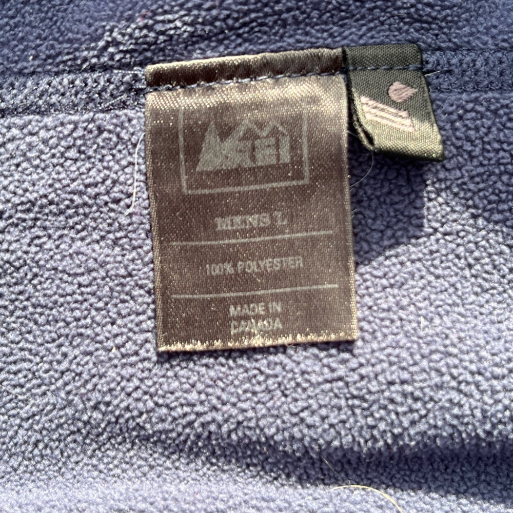 Rei fleece Zip Up - Picture 3 of 4